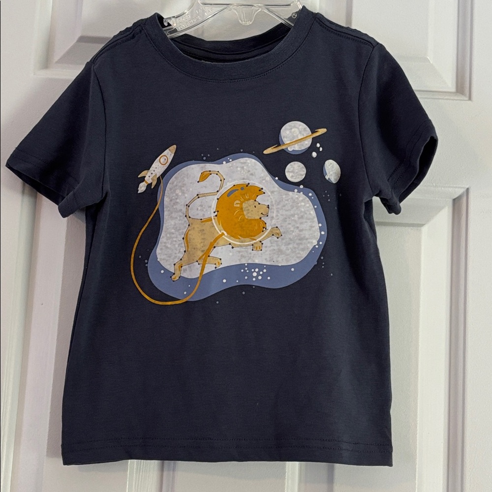 NWT Jarvis Archer Kids Navy Space Lion T-Shirt